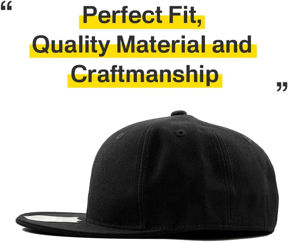 ® Original 6 Panel Flat Brim True-Fit Fitted Cap