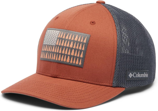 Unisex-Adult Tree Flag Mesh Ball Cap - High Crown