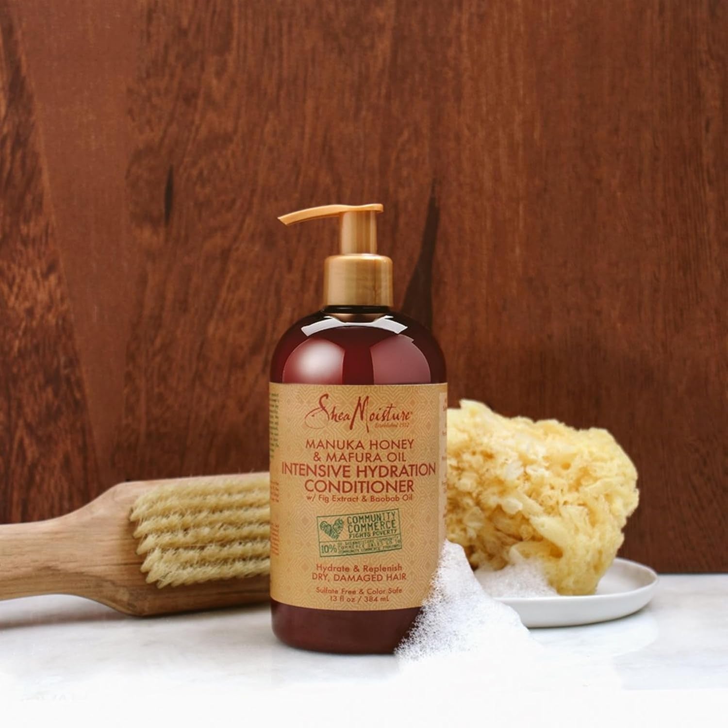 Conditioner Intensive Hydration for Dry, Damaged Hair Manuka Honey and Mafura Oil to Nourish and Soften Hair 13 Oz