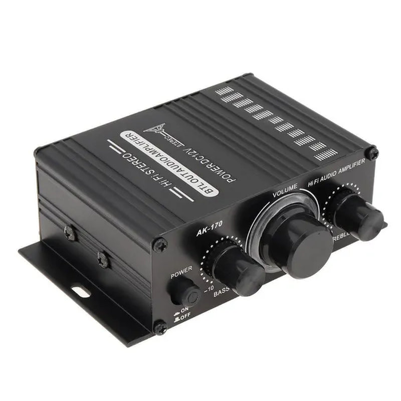 AK170 2 Channel Power Amplifier Audio Karaoke Home Theater Amplifier Mini Hifi Amplifier with USB SD Interface