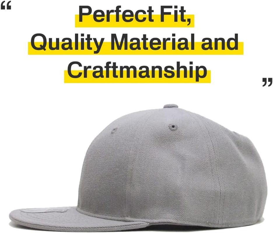 ® Original 6 Panel Flat Brim True-Fit Fitted Cap