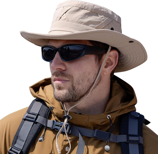 Sun Hats for Women Men UV Protection Summer Hat Wide Brim Packable UPF50 Cowboy Hat Hiking Fishing Hats