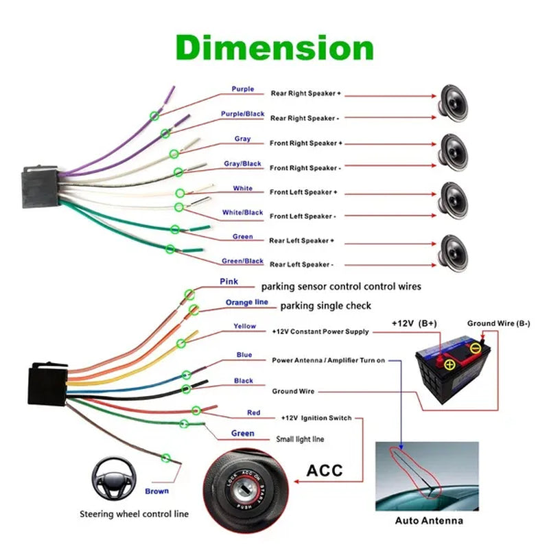 7" Bluetooth HD Touch Screen Car Stereo Radio 2DIN Car MP5 Player FM/USB/AUX/SD Function with Steering Wheel Control +Cam(Optional)