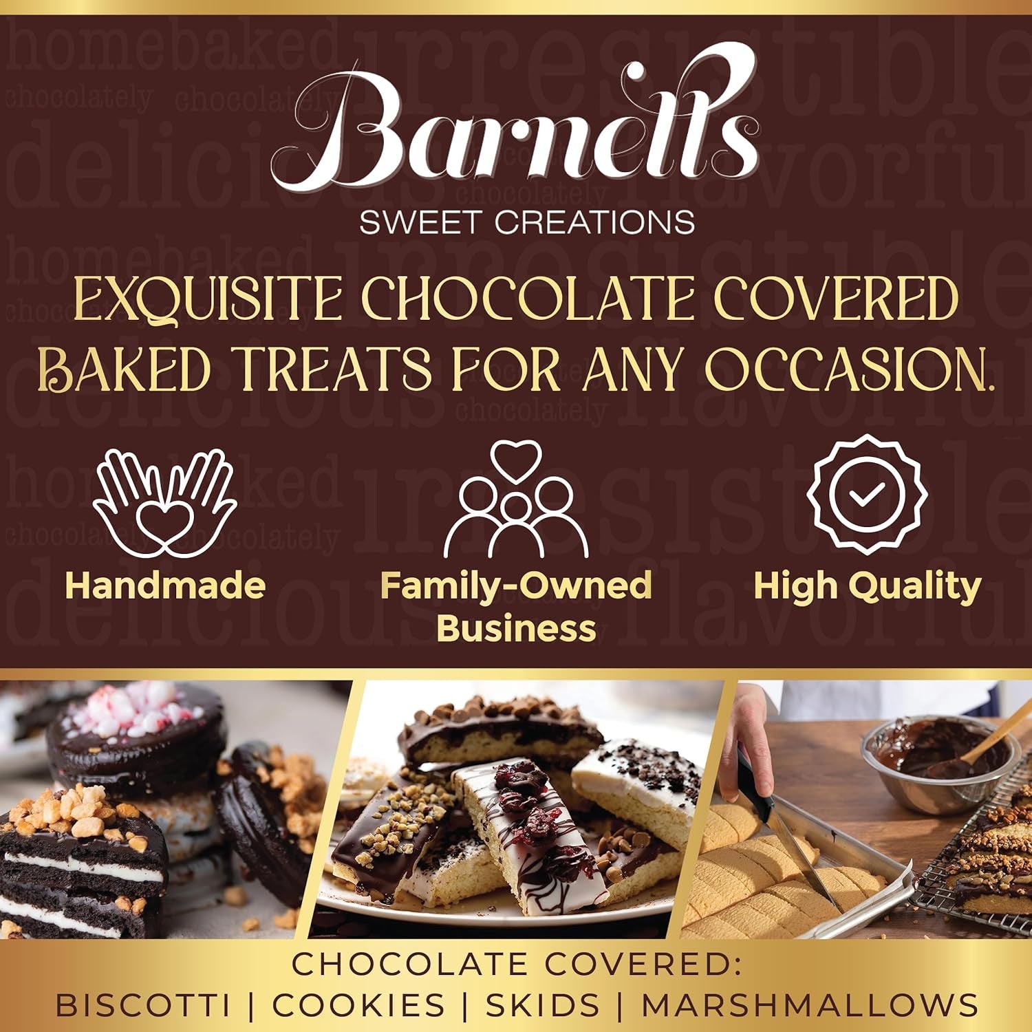 12 Chocolate Valentines Cookies Gift Basket, Gourmet Covered Candy Gift Box for Food Delivery, Cookie Gift Ideas for Galentines Friends Co-Workers