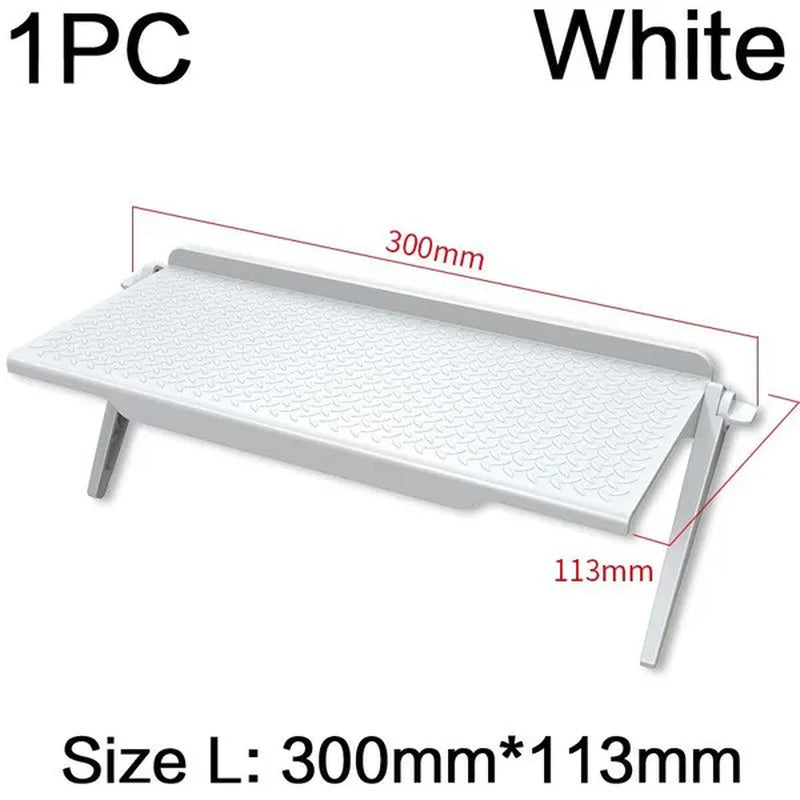TV Monitor Rack Screen Top Storage Shelf Holder Home Storage Computer Multi-functional Organizer Bracket (Only Shelf) S/L 1PC