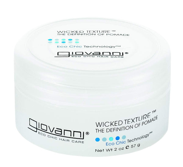 Wicked Texture the Definition of Pomade - Styling Hair Pomade, Helps to Shape Hair & Smooth Texture, Water Based Pomade That Washes Out Easily, Vegan, Paraben Free, Color Safe - 2 Oz