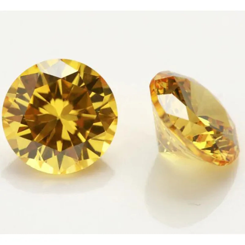 6.5Ct Loose Gemstone round Cut Cubic Zirconia Stone Jewelry Production Craft Bead Grade VVS 10.0 Mm/0.393Inch