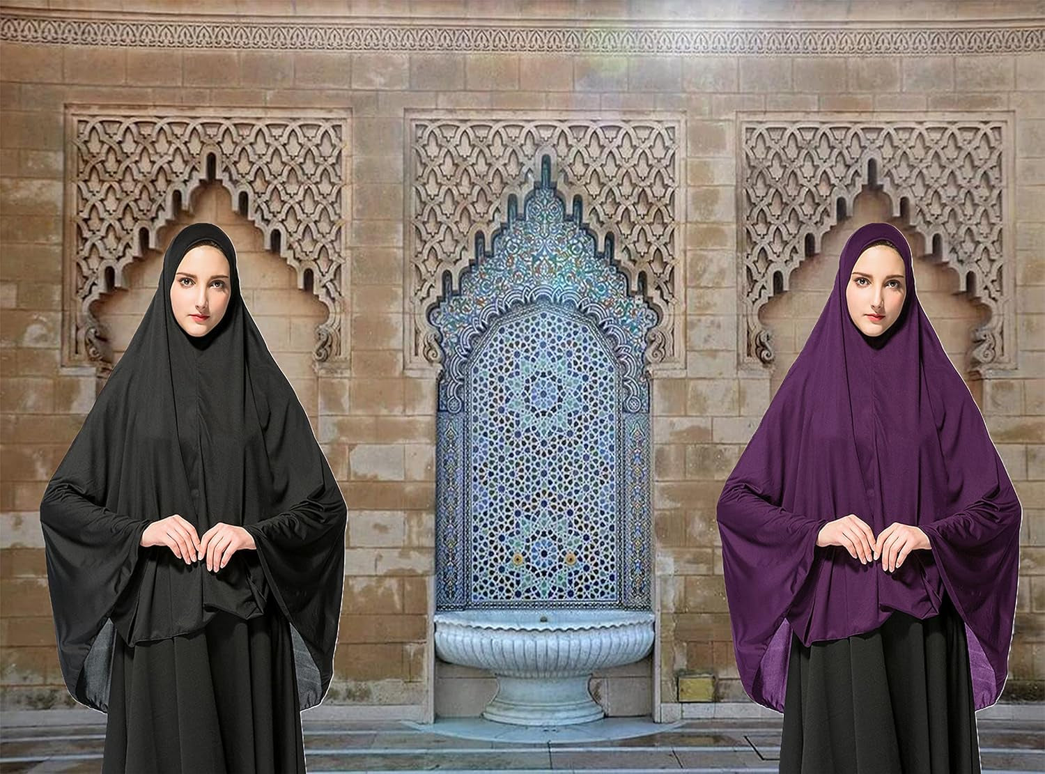 Women Muslim Islam Headscarf Hijabs Muslim Headscarf Turban Jersey Hijabs Long Cape Hat