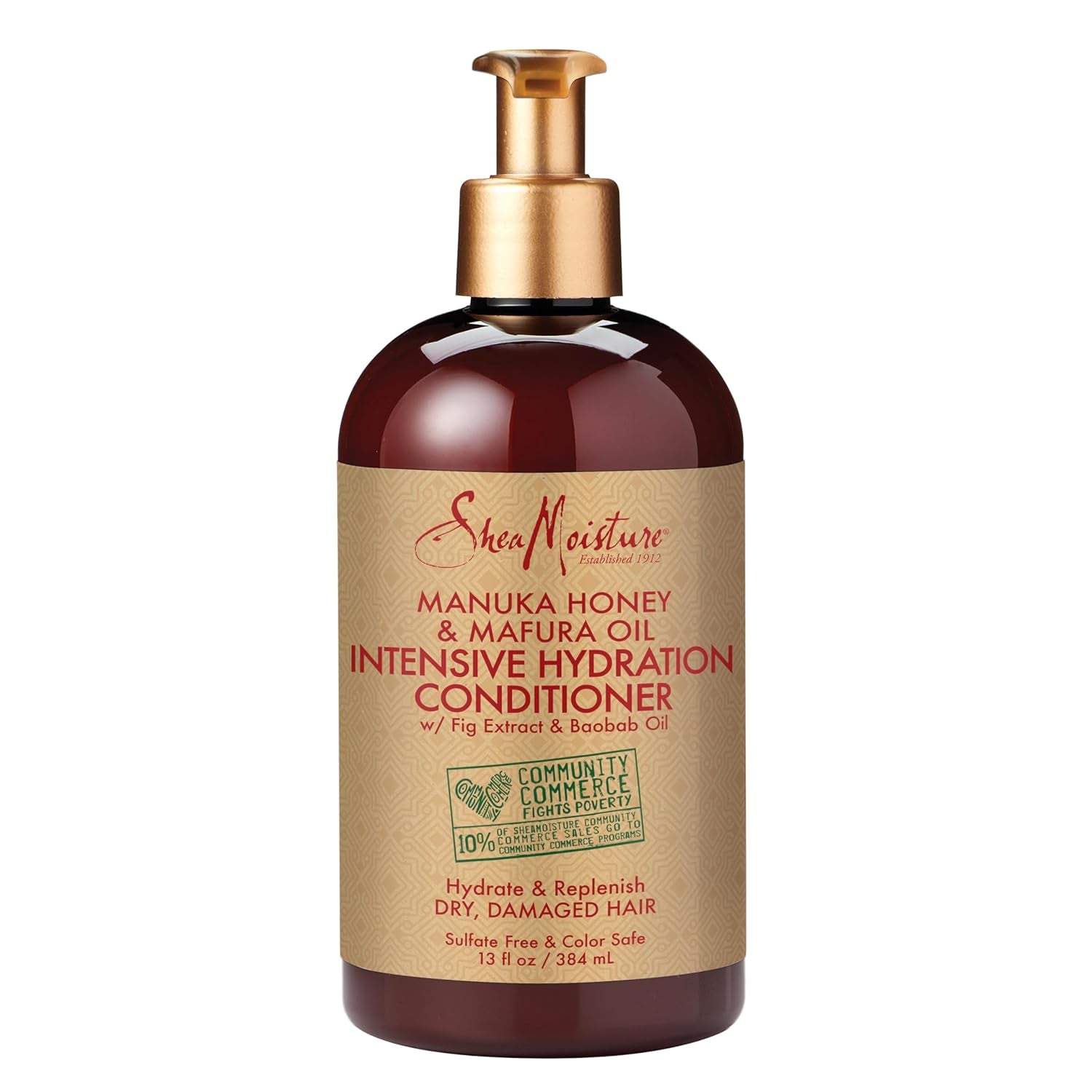 Conditioner Intensive Hydration for Dry, Damaged Hair Manuka Honey and Mafura Oil to Nourish and Soften Hair 13 Oz