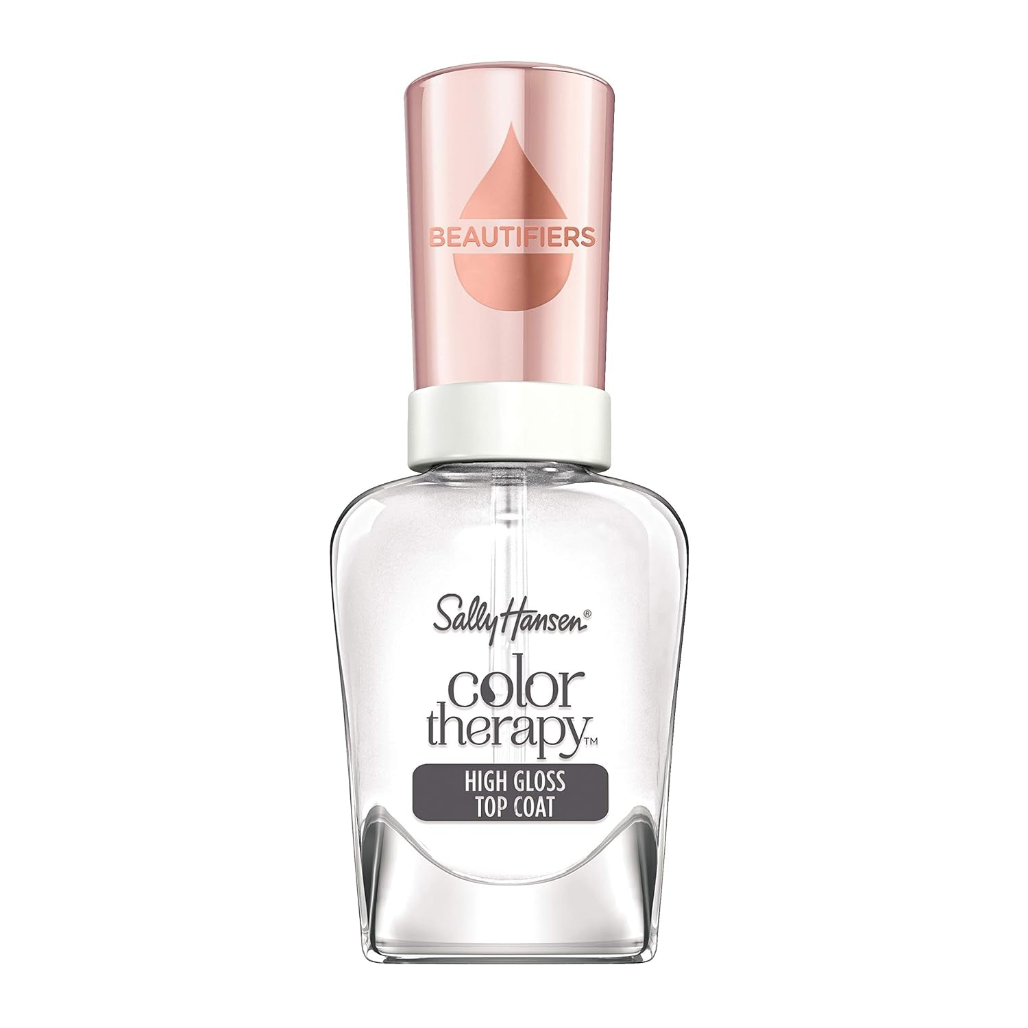 Color Therapy™, High Gloss Top Coat, Argan Oil, Long Lasting, Healthy Nails, Clear Nail Polish