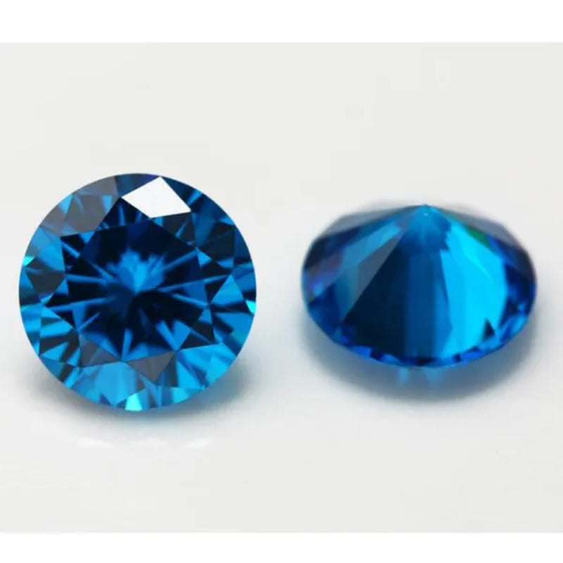 6.5Ct Loose Gemstone round Cut Cubic Zirconia Stone Jewelry Production Craft Bead Grade VVS 10.0 Mm/0.393Inch