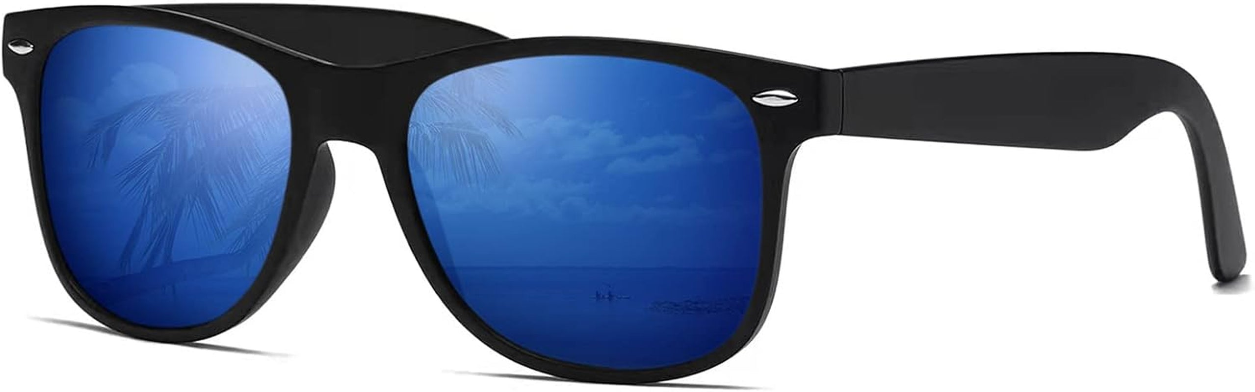 Sunglasses Men Polarized Sunglasses for Womens Trendy Retro Mirror Lens for Driving Fishing UV400 Protection