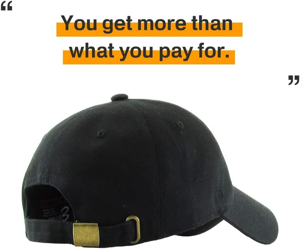 ® Classic Cotton Adjustable Low Crown Cotton Baseball Cap