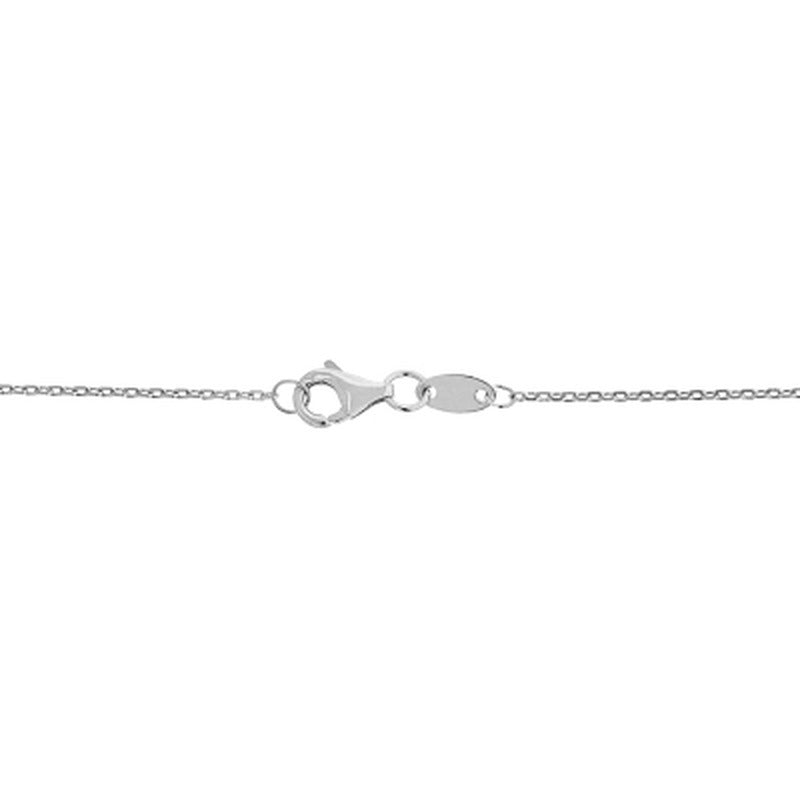 14K Gold 18" Sideways Cross Necklace