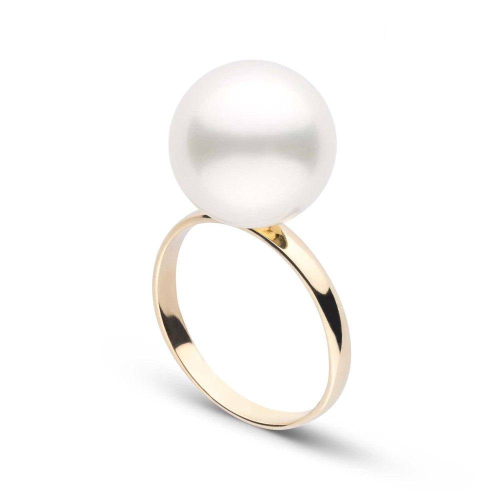 Classic Collection 12.0-13.0 Mm White South Sea Pearl Ring