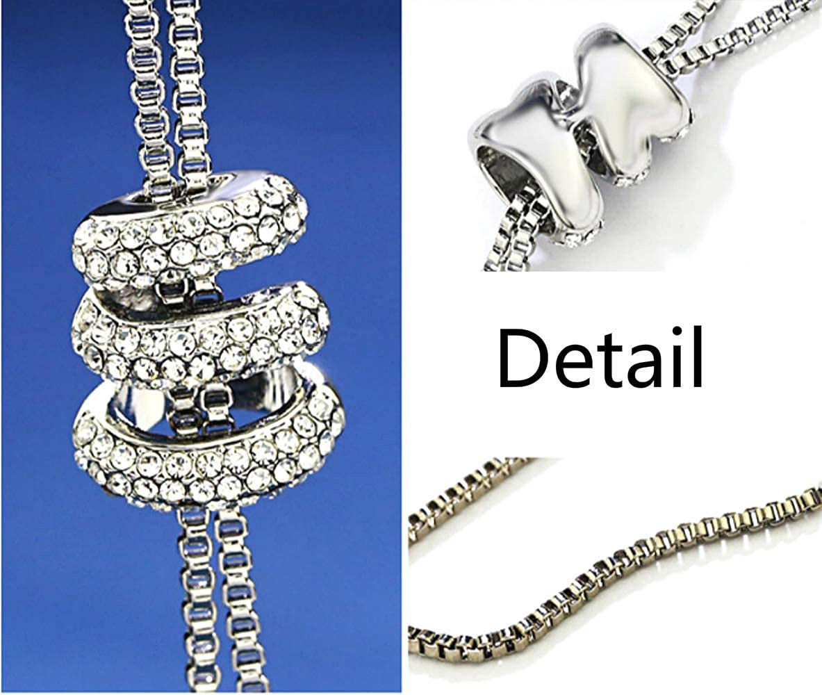 Spiral Pearl Pendant Long Necklace for Women Sweater Chain Statement Necklace Ch