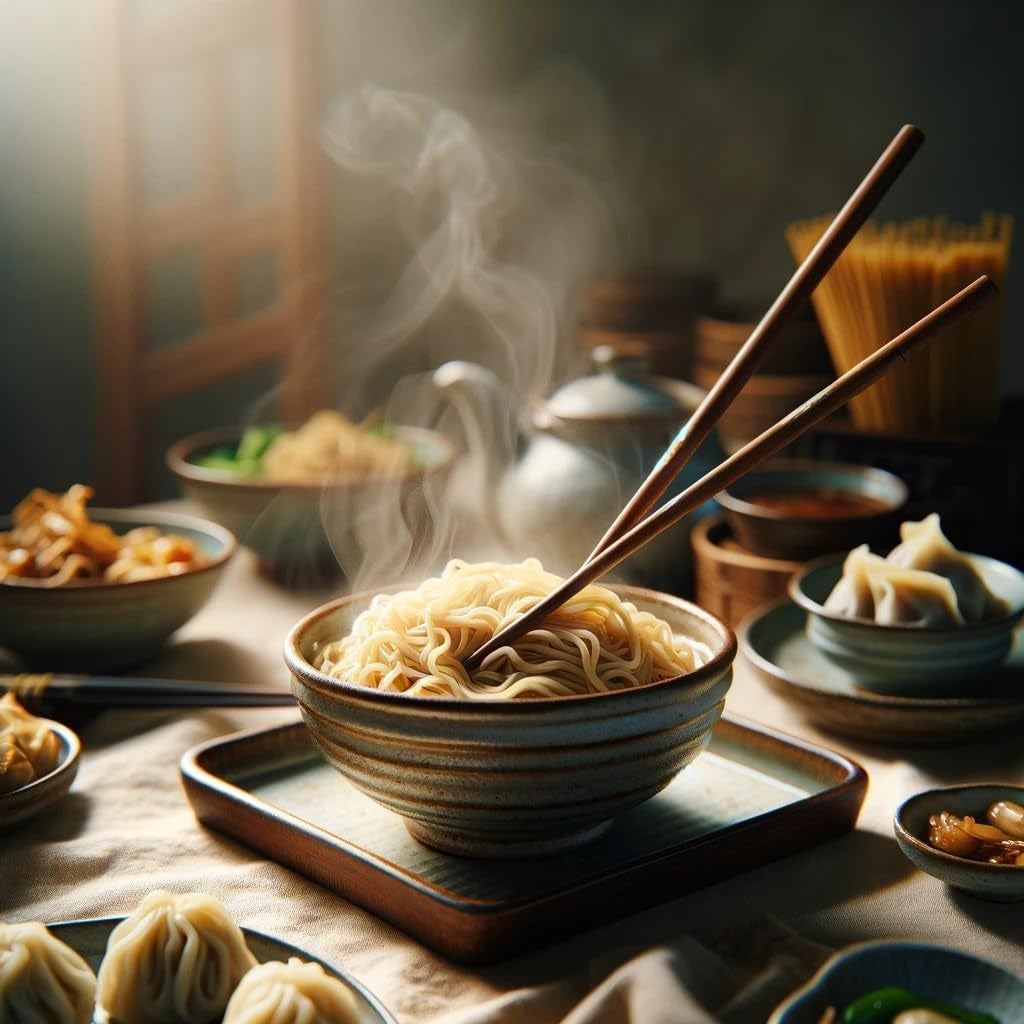 Bundled with  Bamboo Chopsticks -Perfect for Quick, Authentic, and Delicious Meals