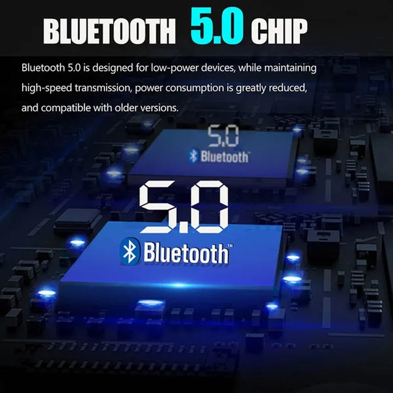 Bluetooth 5.0 FM Transmitter Car Kit MP3 Modulator Player Wireless Handsfree Audio Receiver Dual USB Fast Charger 3.1A