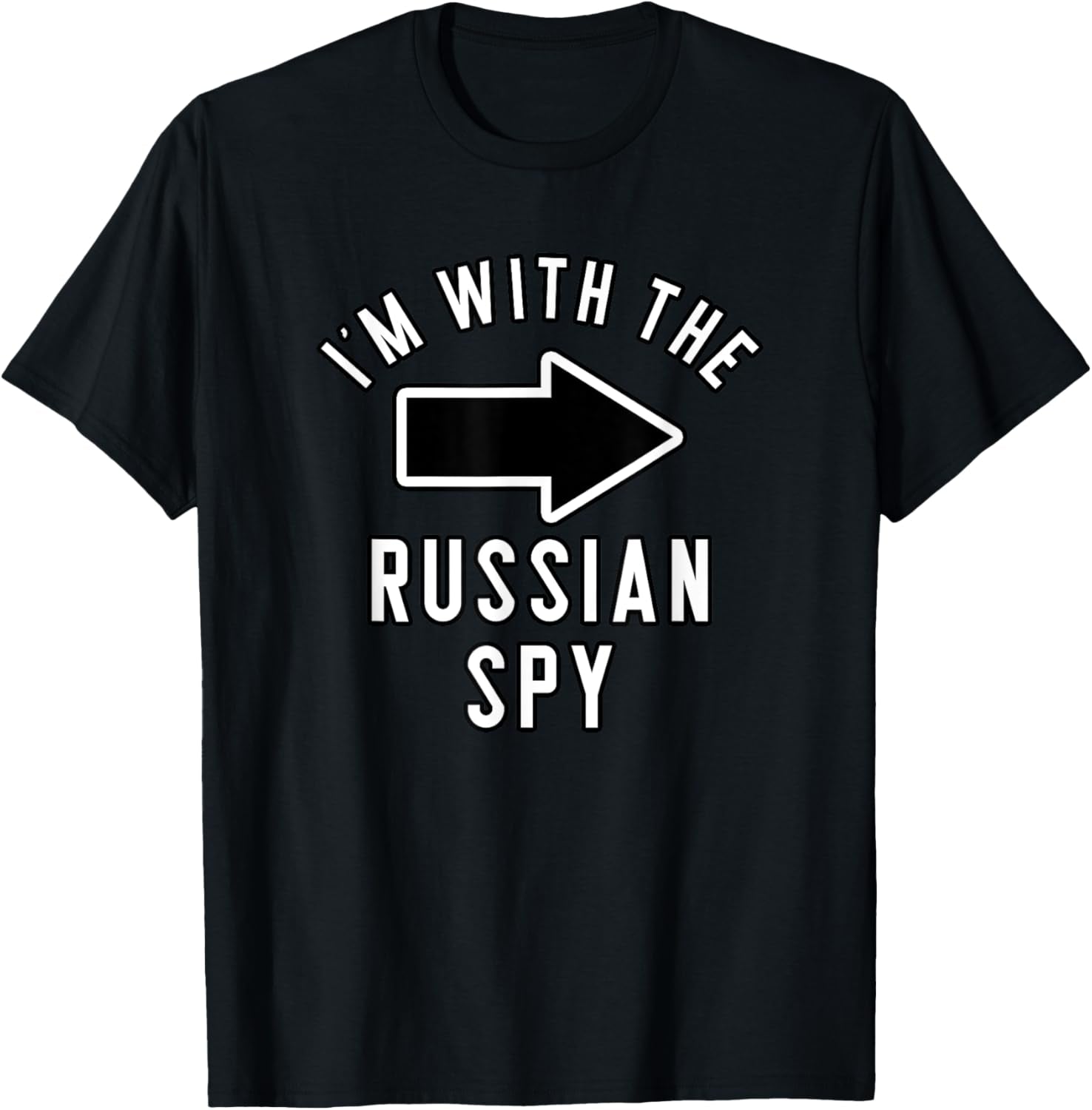 Couples Halloween Costume Shirts I'M with the Russian Spy T-Shirt