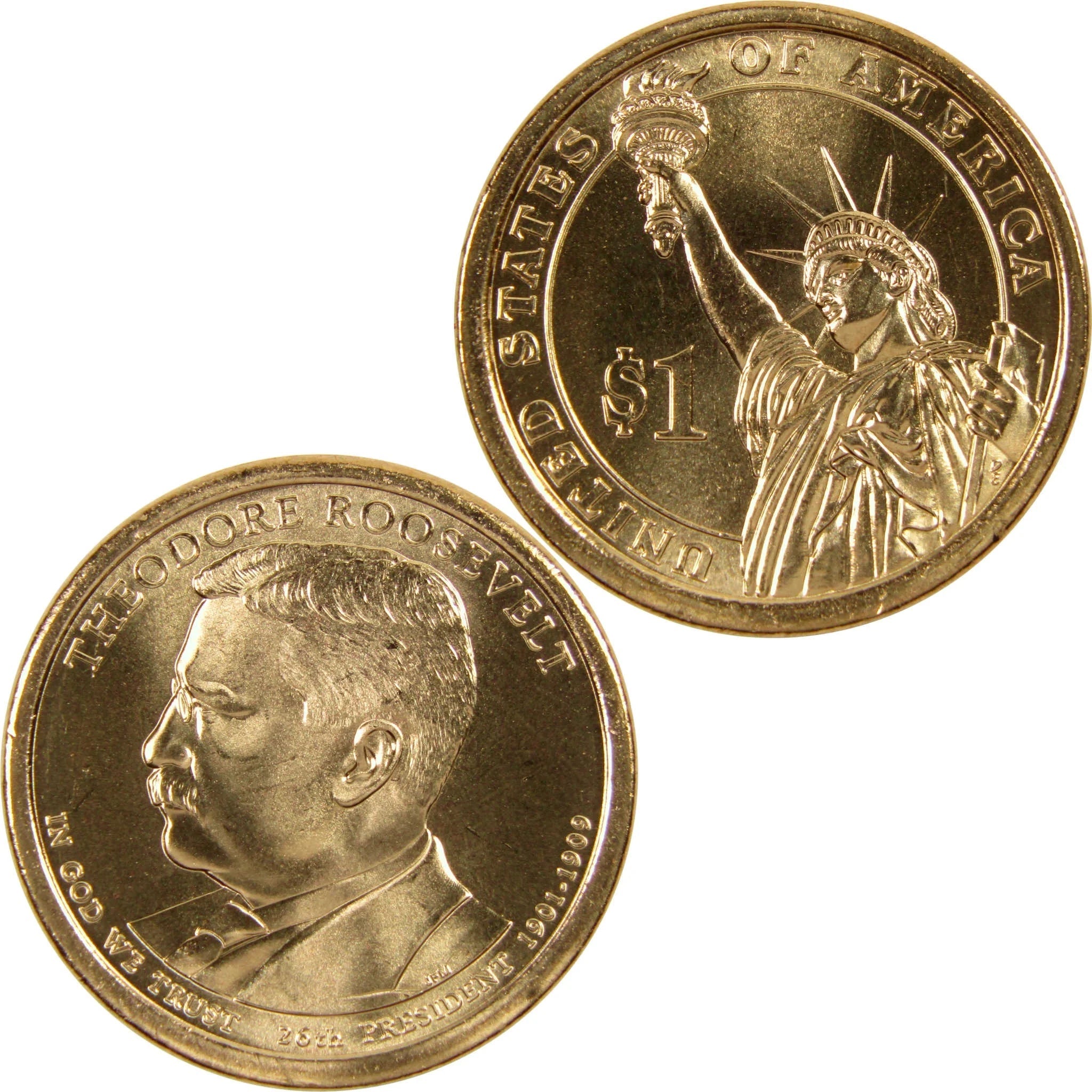 2013 P Theodore Roosevelt Presidential Dollar BU Uncirculated $1 Coin Master Coins