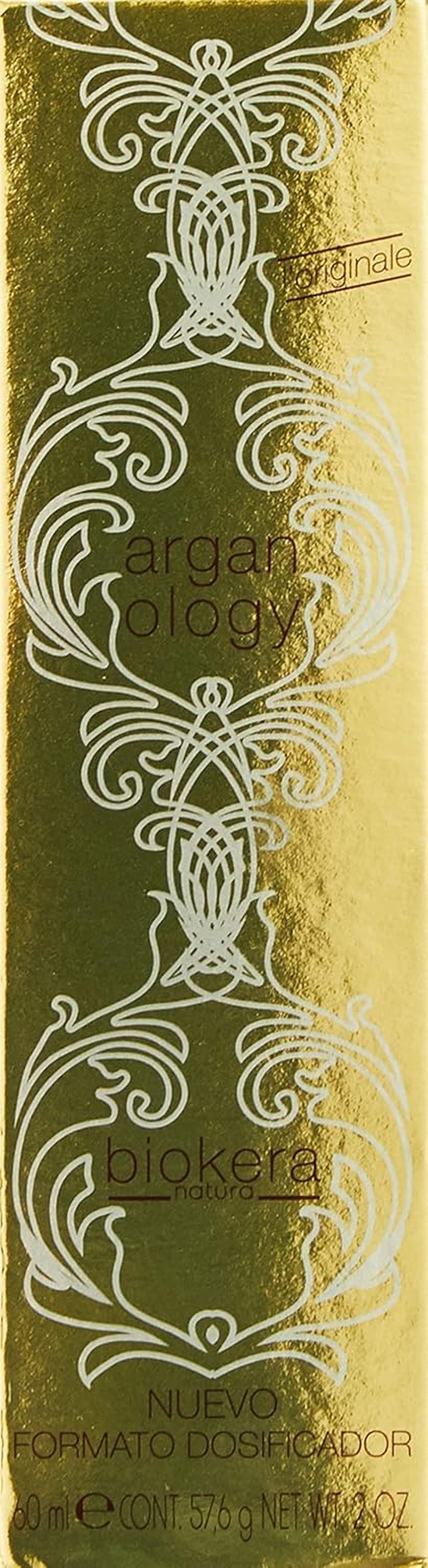 '- Argan Oil Hair Serum - Biokera Arganology - 60 Ml - for Very Dry and Damaged Hair - Nutrition and Shine - Revitalizes Hair - Extra Hydration