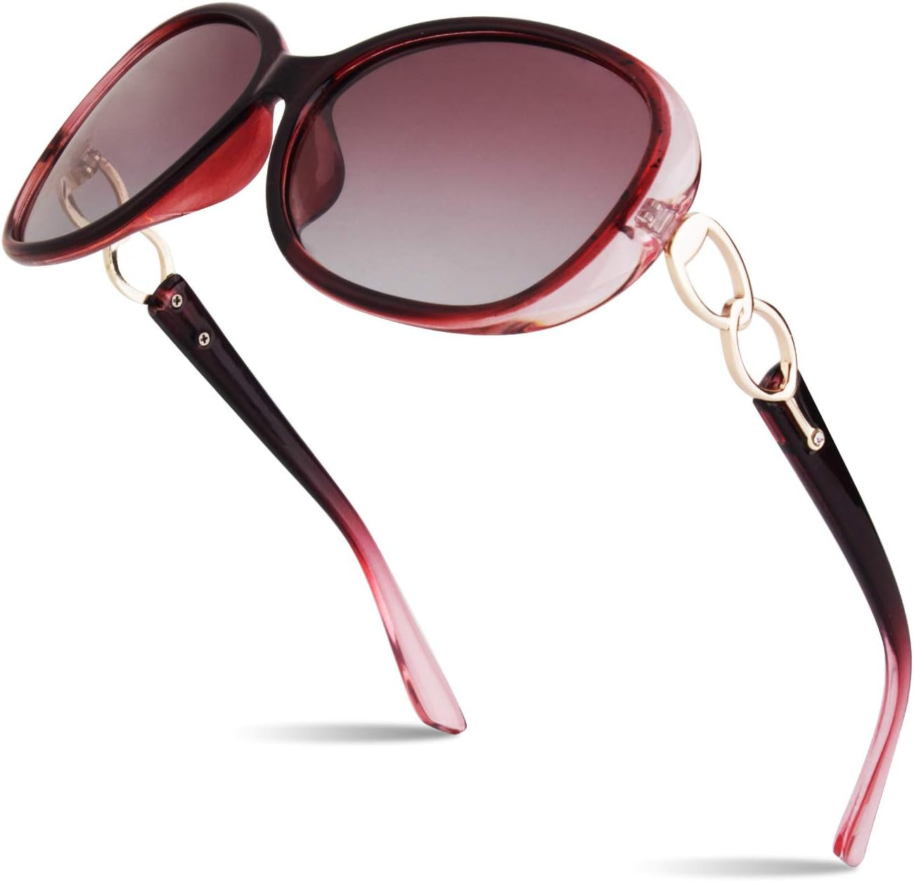 Sunglasses Womens Polarized Trendy Oversized Sun Glasses Fashion Ladies Shades 100% UV400 Protection S85