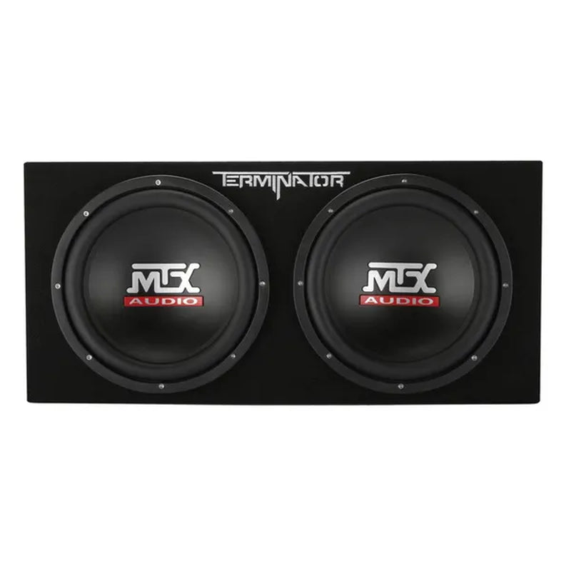 MTX TNE212DV 12-Inch 2000-Watt Max Car Audio Dual Loaded Subwoofer Box Enclosure