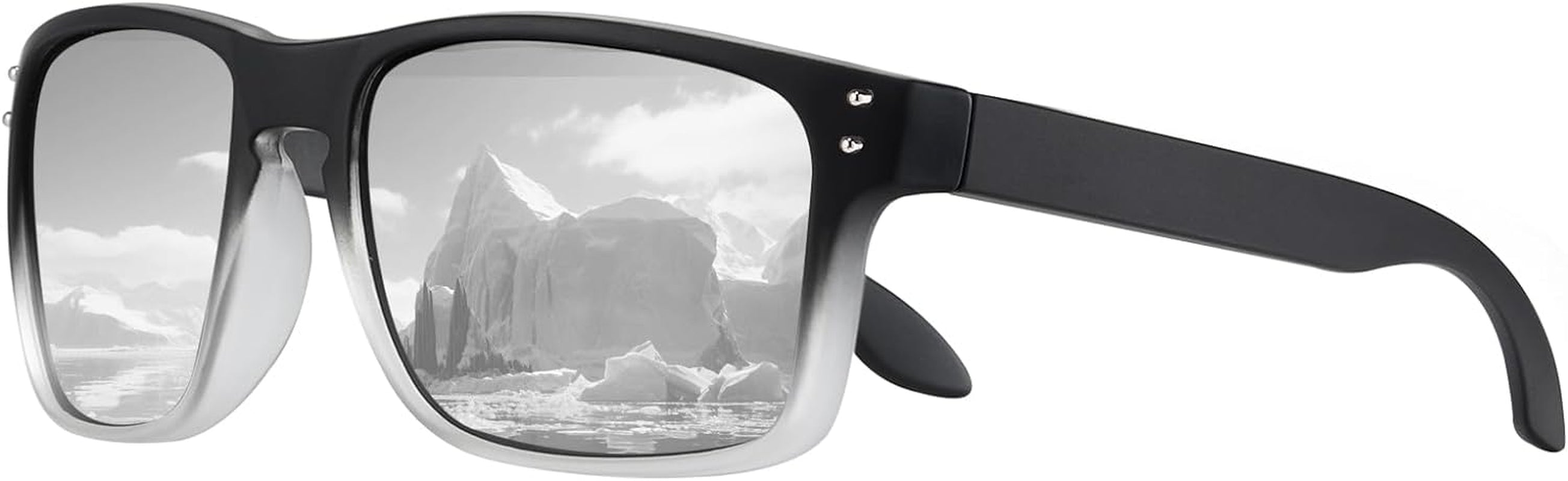 Polarized Sunglasses Men Womens - Retro Square Sun Glasses for Fishing Driving UV Protection
