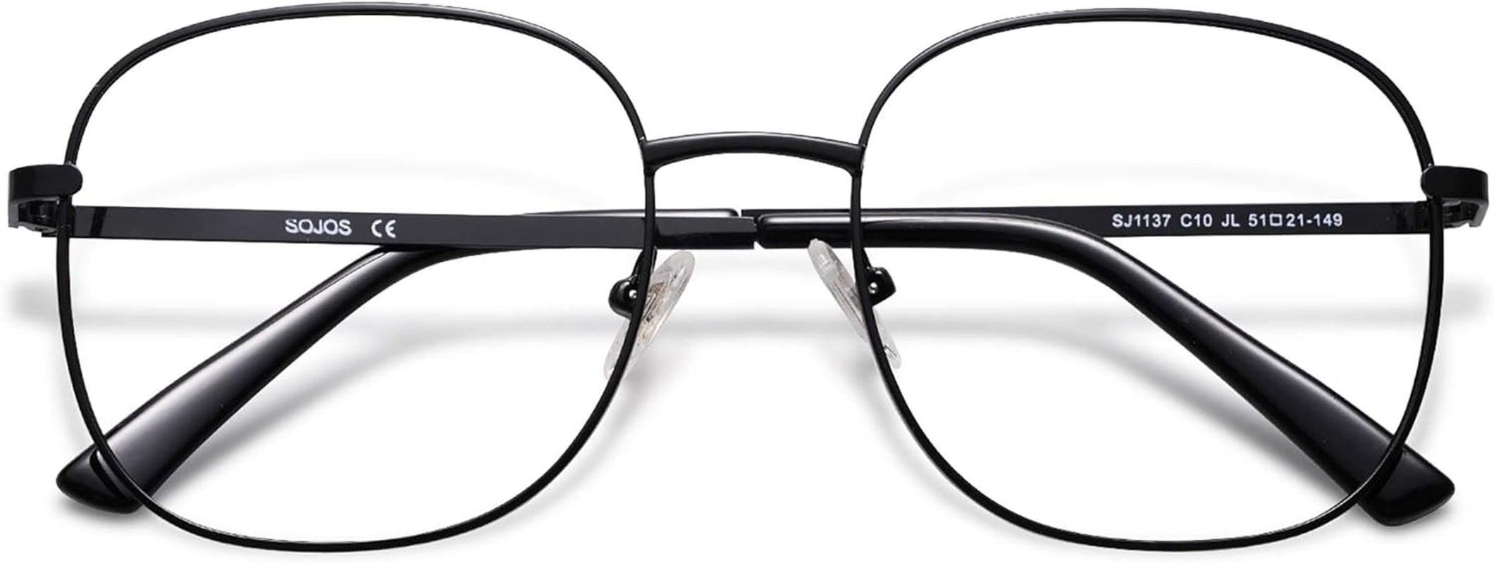 Classic Square Blue Light Blocking Glasses for Women Men Stylish Computer Glasses SJ1137