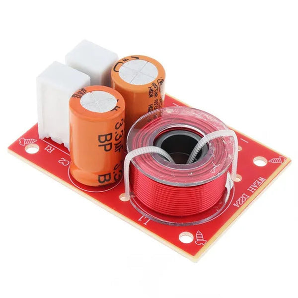 80W Speaker 2 Way Audio Frequency Divider Loudspeaker 2 Unit Crossover Filters for Car Speakers