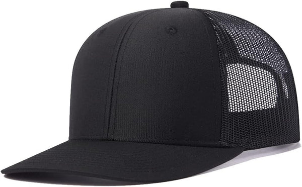 Trucker Hat - Mesh Snap Back - Unisex Adjustable Baseball Cap - Outdoor Hats for Men Women