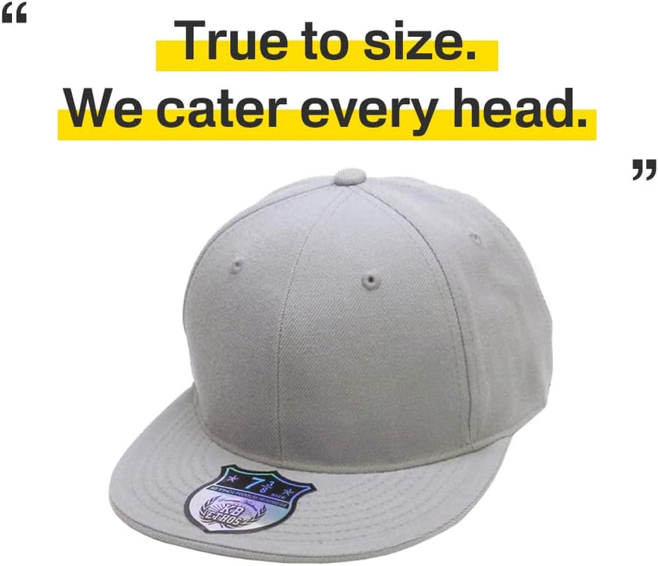 ® Original 6 Panel Flat Brim True-Fit Fitted Cap