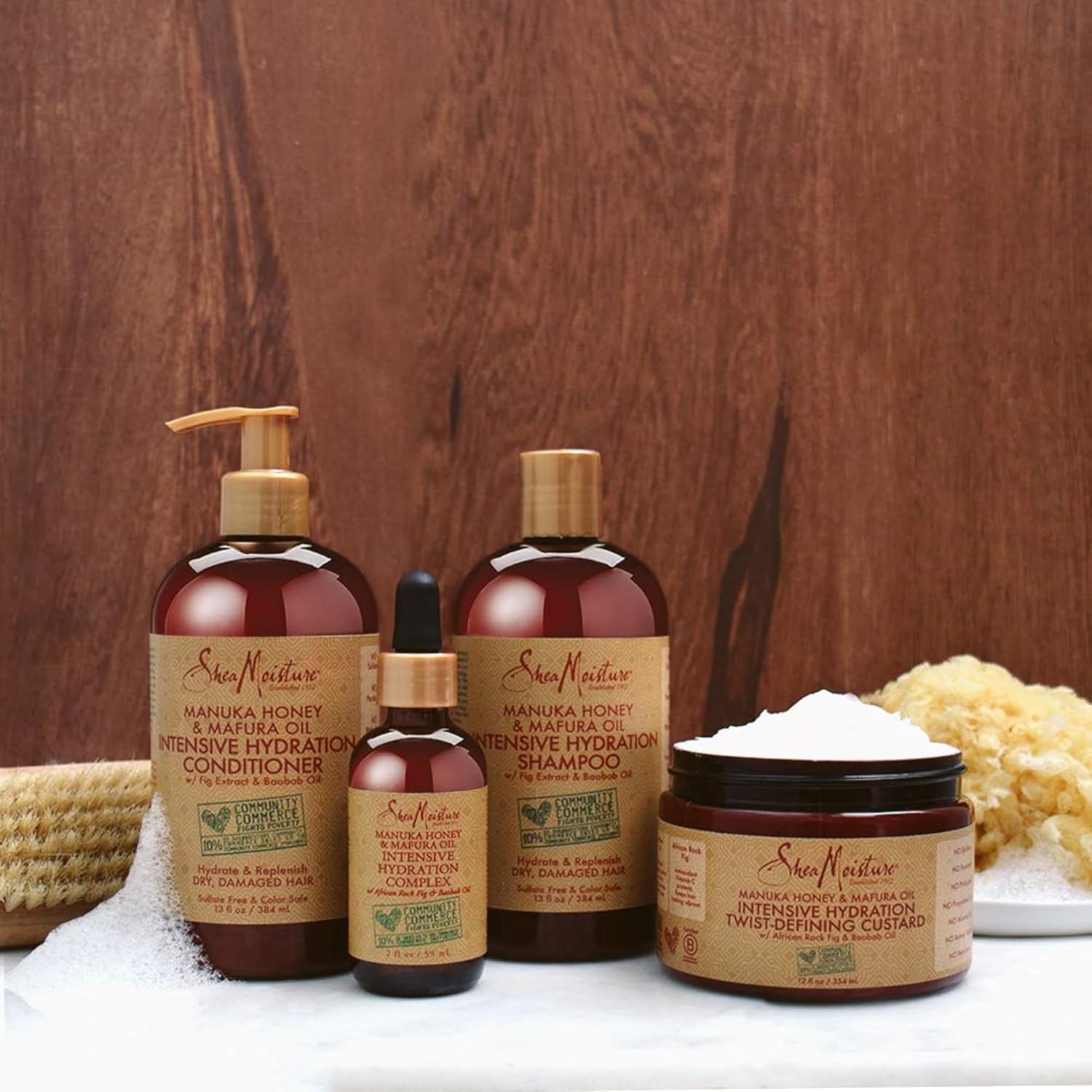 Conditioner Intensive Hydration for Dry, Damaged Hair Manuka Honey and Mafura Oil to Nourish and Soften Hair 13 Oz