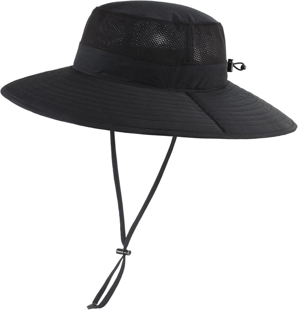 UPF50+ Mens Sun Hat Wide Brim Fishing Hat Foldable Large Brim UV Protection Sun Hat for Men Women Beach Gardening