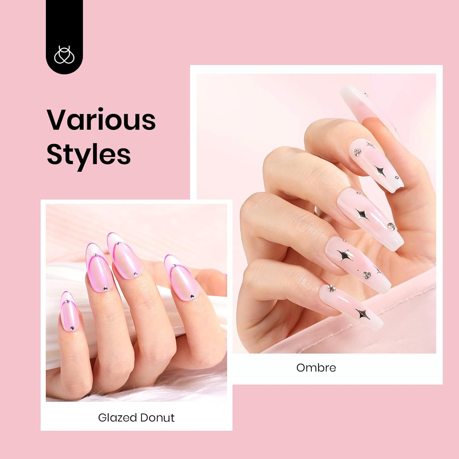 Beetles Neutral Gel Nail Polish 15Ml Jelly Nude Pink Gel Polish Set Sheer Pink Soak off UV LED Translucent Effect French Nail Art Spring Summer Manicure Gift for Women