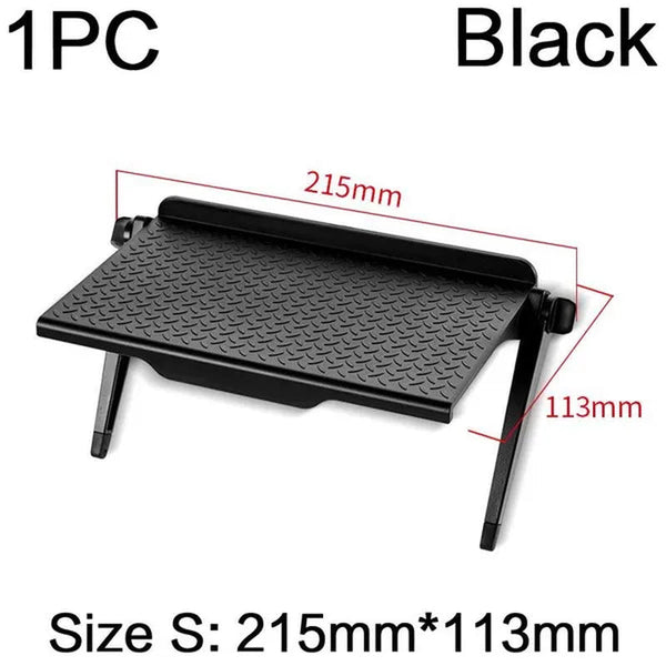 TV Monitor Rack Screen Top Storage Shelf Holder Home Storage Computer Multi-functional Organizer Bracket (Only Shelf) S/L 1PC