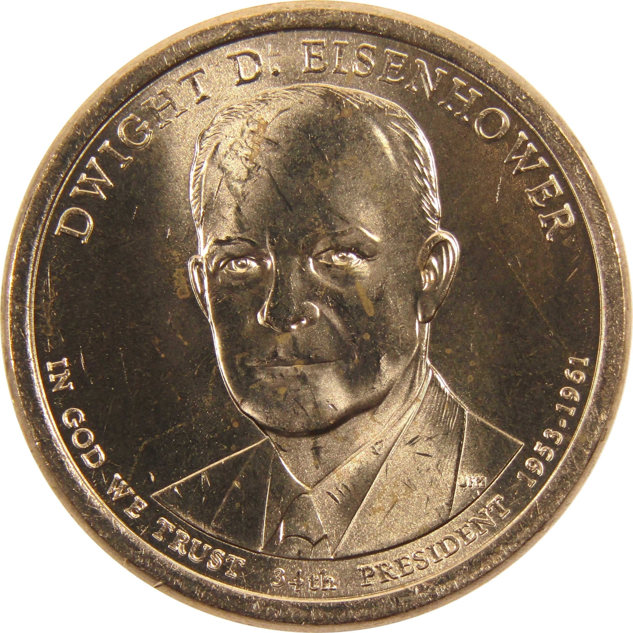 2015 P Dwight D Eisenhower Presidential Dollar BU Uncirculated $1 Coin Master Coins