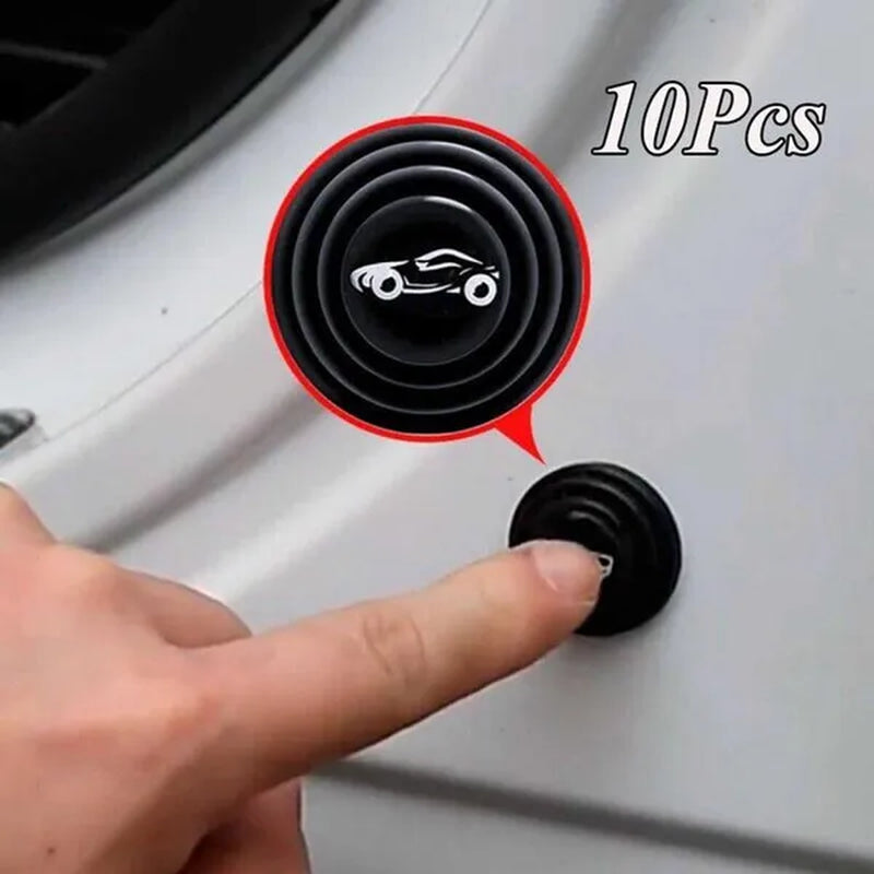 10Pcs Universal Car Door Shock Absorbing Gasket for Car Trunk Sound Insulation Protector Pad Thickening Cushion Stickers