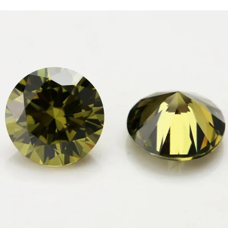 6.5Ct Loose Gemstone round Cut Cubic Zirconia Stone Jewelry Production Craft Bead Grade VVS 10.0 Mm/0.393Inch