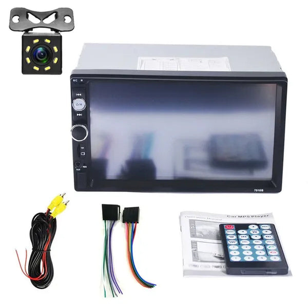 7" 2 Din Car Multimedia Player Audio Stereo Radio HD MP5 Touch Screen Mirror Link Bluetooth USB FM Autoradio