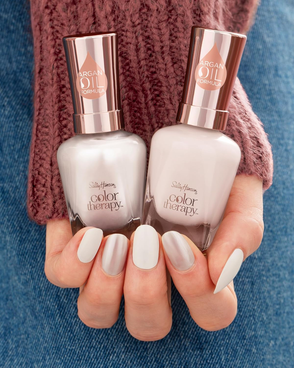 Color Therapy™, High Gloss Top Coat, Argan Oil, Long Lasting, Healthy Nails, Clear Nail Polish