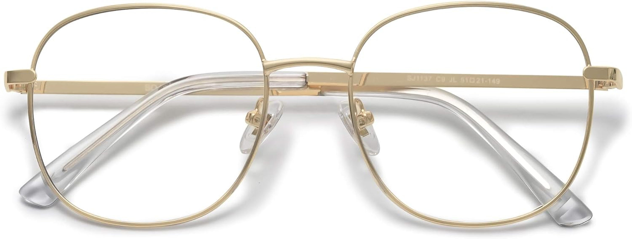 Classic Square Blue Light Blocking Glasses for Women Men Stylish Computer Glasses SJ1137