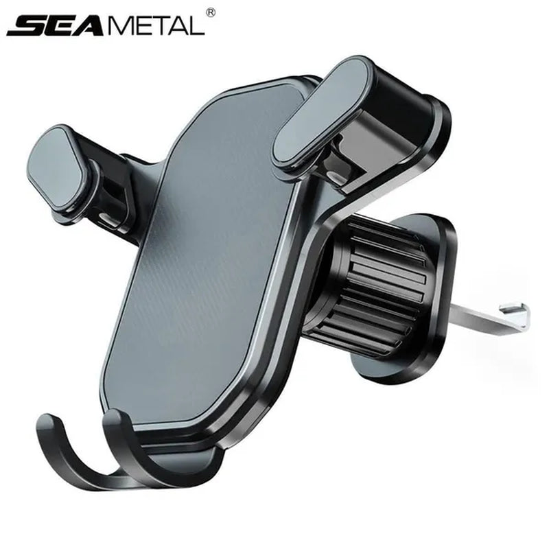 SEAMETAL 1Pc Air Vent Car Phone Holder 360 Rotation Navigation GPS Holder Car Air Outlet Clip Phone Support Bracket