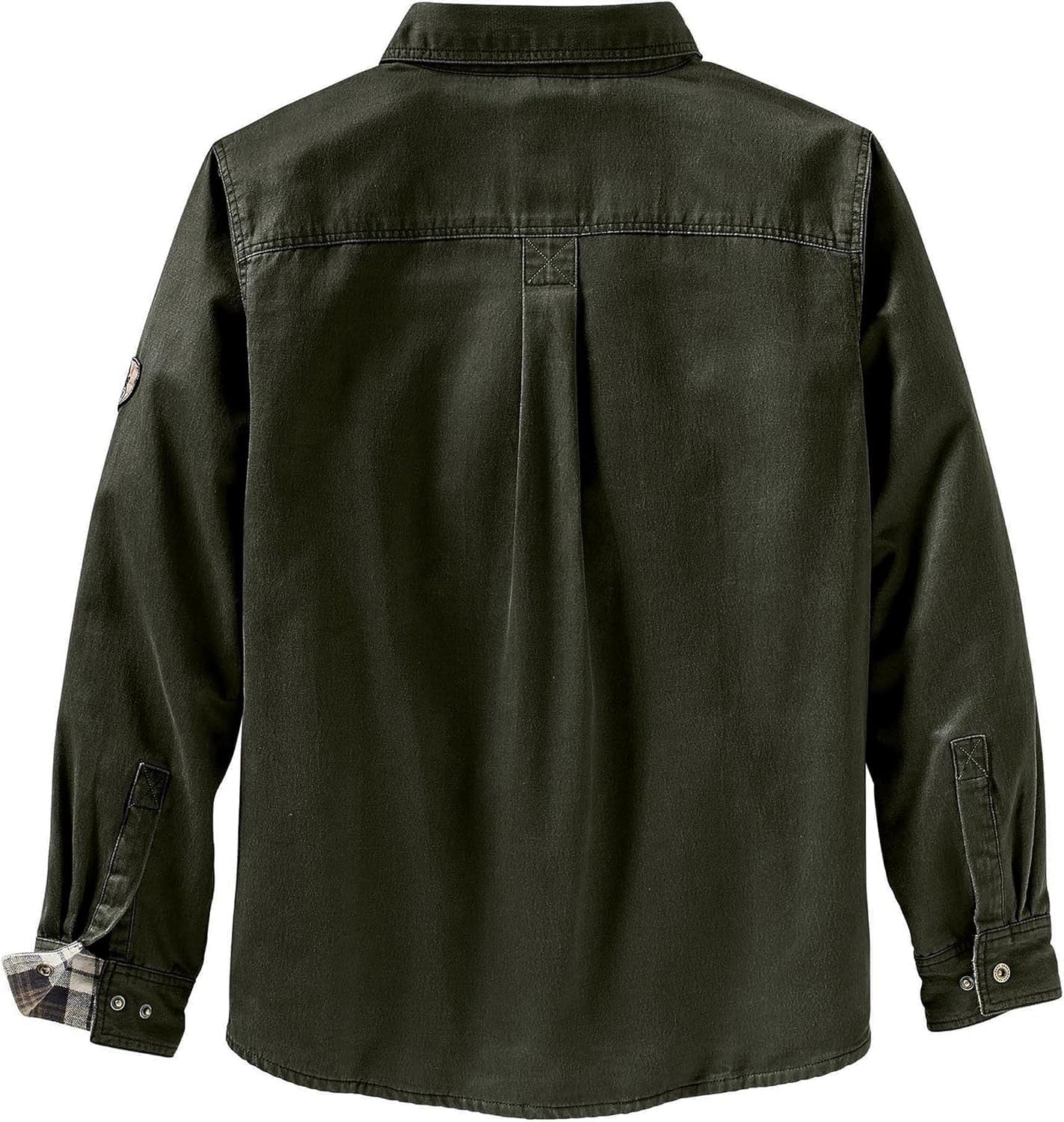 Journeyman Shirt Jacket Flannel Lined Shacket for Men Water-Resistant Coat Rugged Fall Clothing