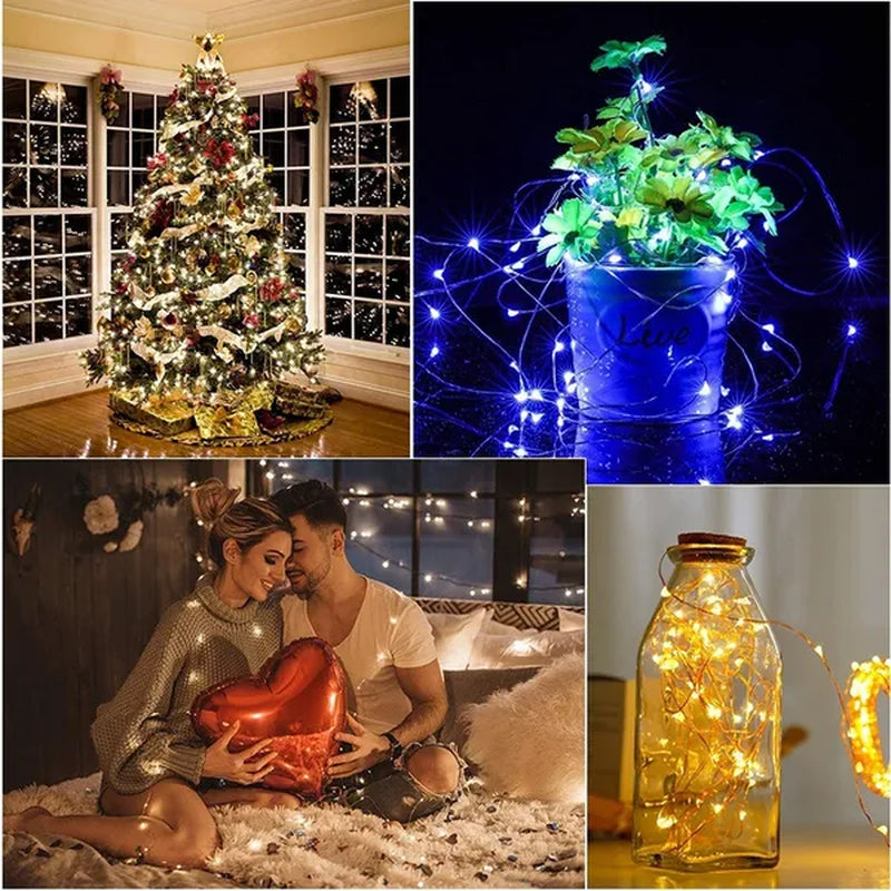 2/5/10/20M Christmas USB LED String Lightt Garland Outdoor Indoor Home Christmas Decoration Fairy Light Led Strip