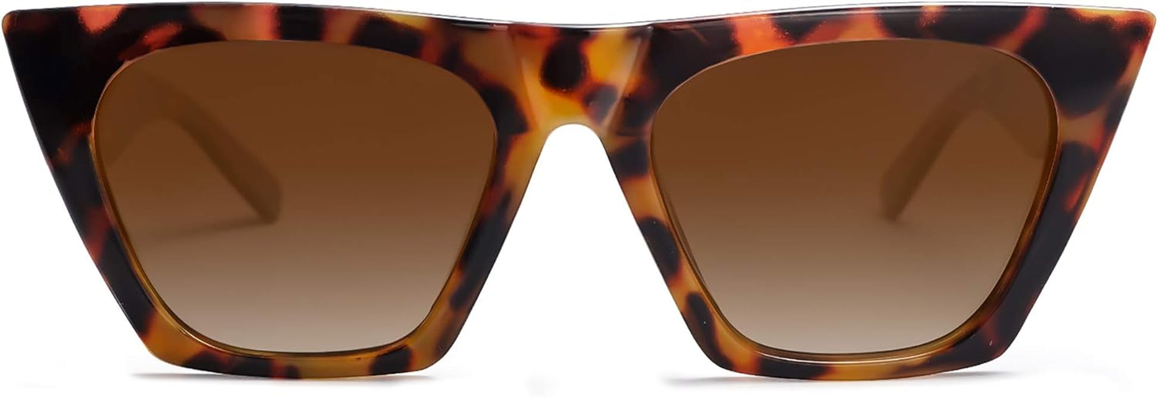 Trendy Oversized Square Cateye Polarized Sunglasses Womens Big Frame Shades SJ2115