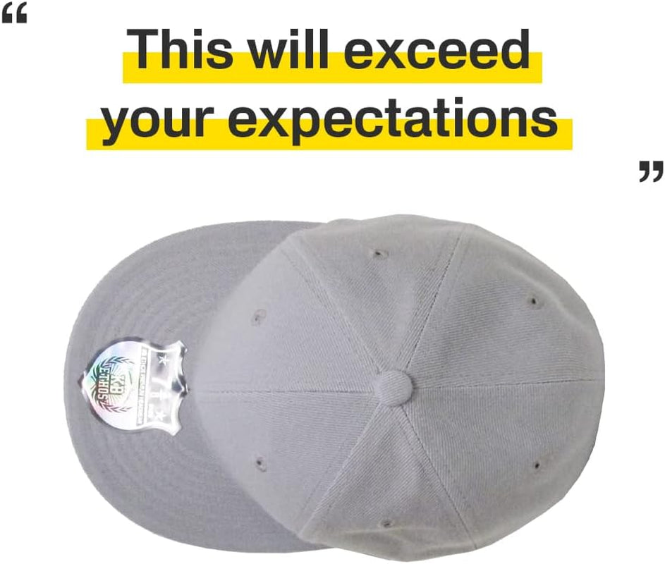 ® Original 6 Panel Flat Brim True-Fit Fitted Cap